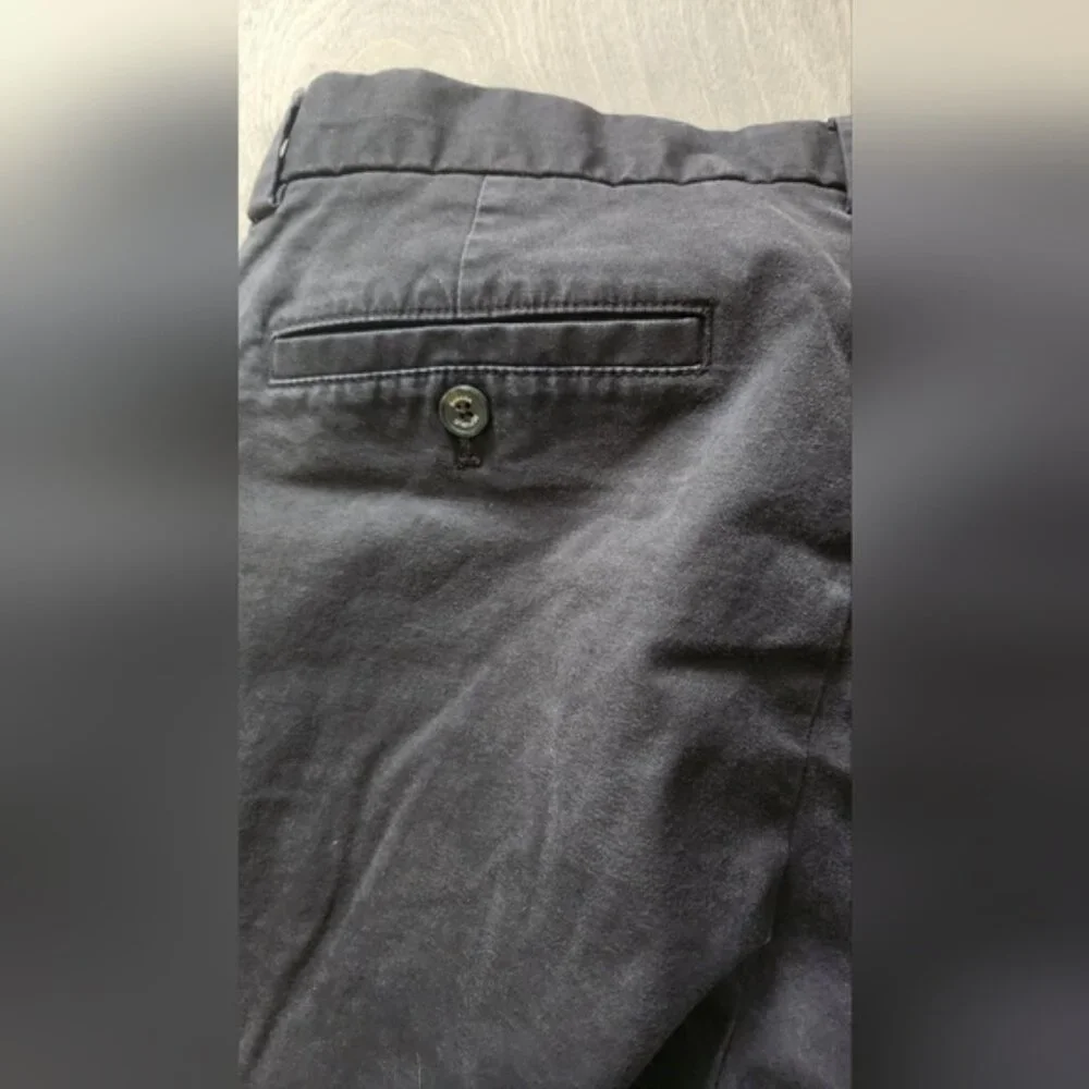 Banana Republic 33x32‎ Grey Black Cotton Skinny Chinos